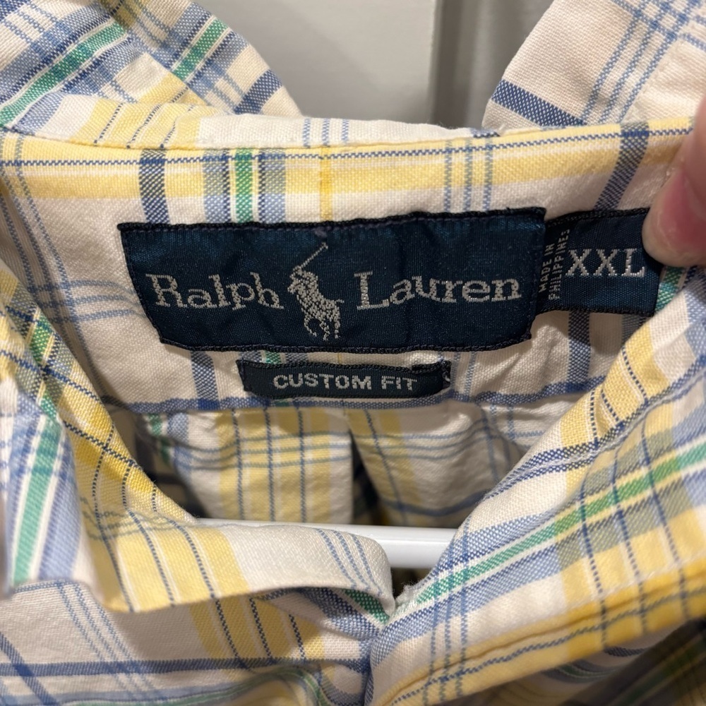 Ralph Lauren Custom Fit Button Down Shirt XXL - Picture 4 of 5